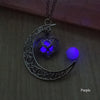 Crescent Moon Glow Necklace