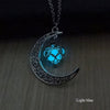 Crescent Moon Glow Necklace