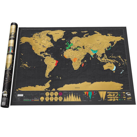 Globetrotter Scratch Off World Map